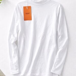 Elegant White Long Sleeve Tee